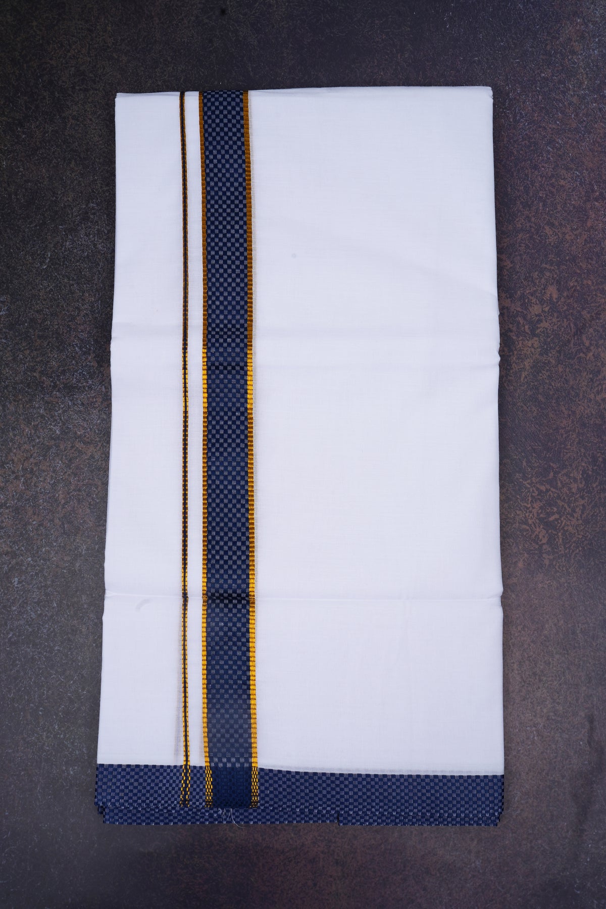 FD-200 W/D DHOTI 3.80 MTR-Dark Blue