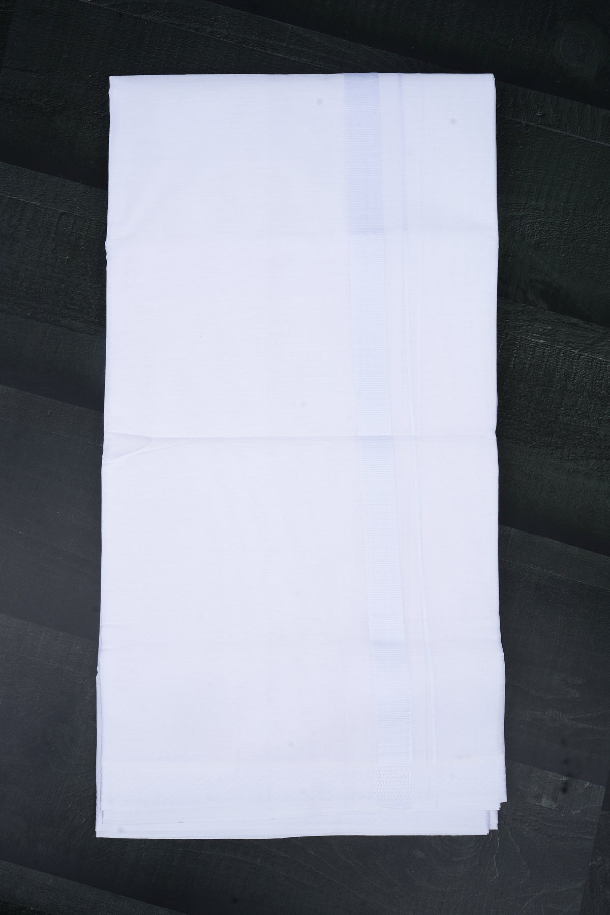 PMD-09 W/D DHOTI 3.80 MTR - White