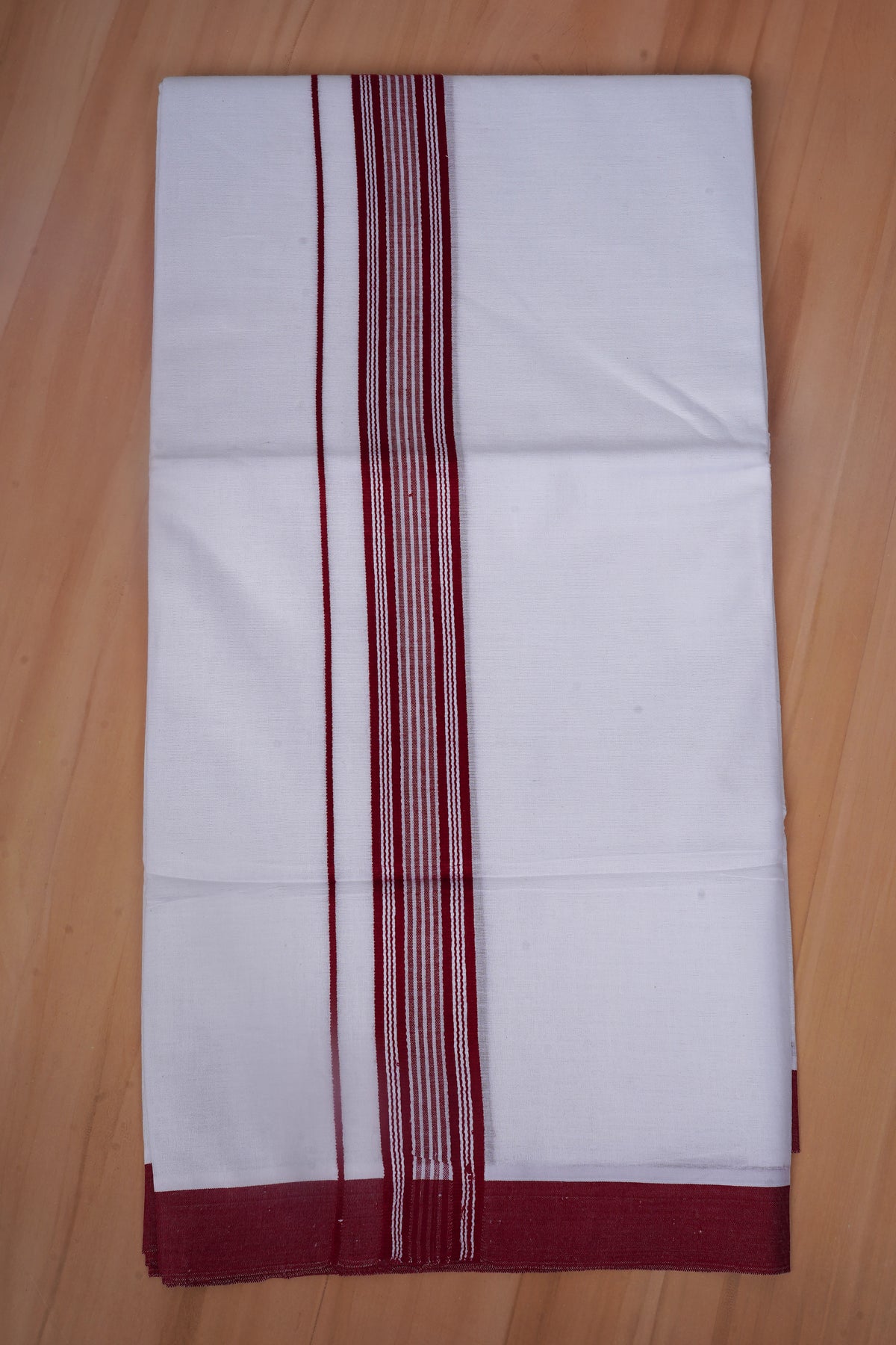FCD-576 W/D DHOTI 3.80 MTR - Thick Brown