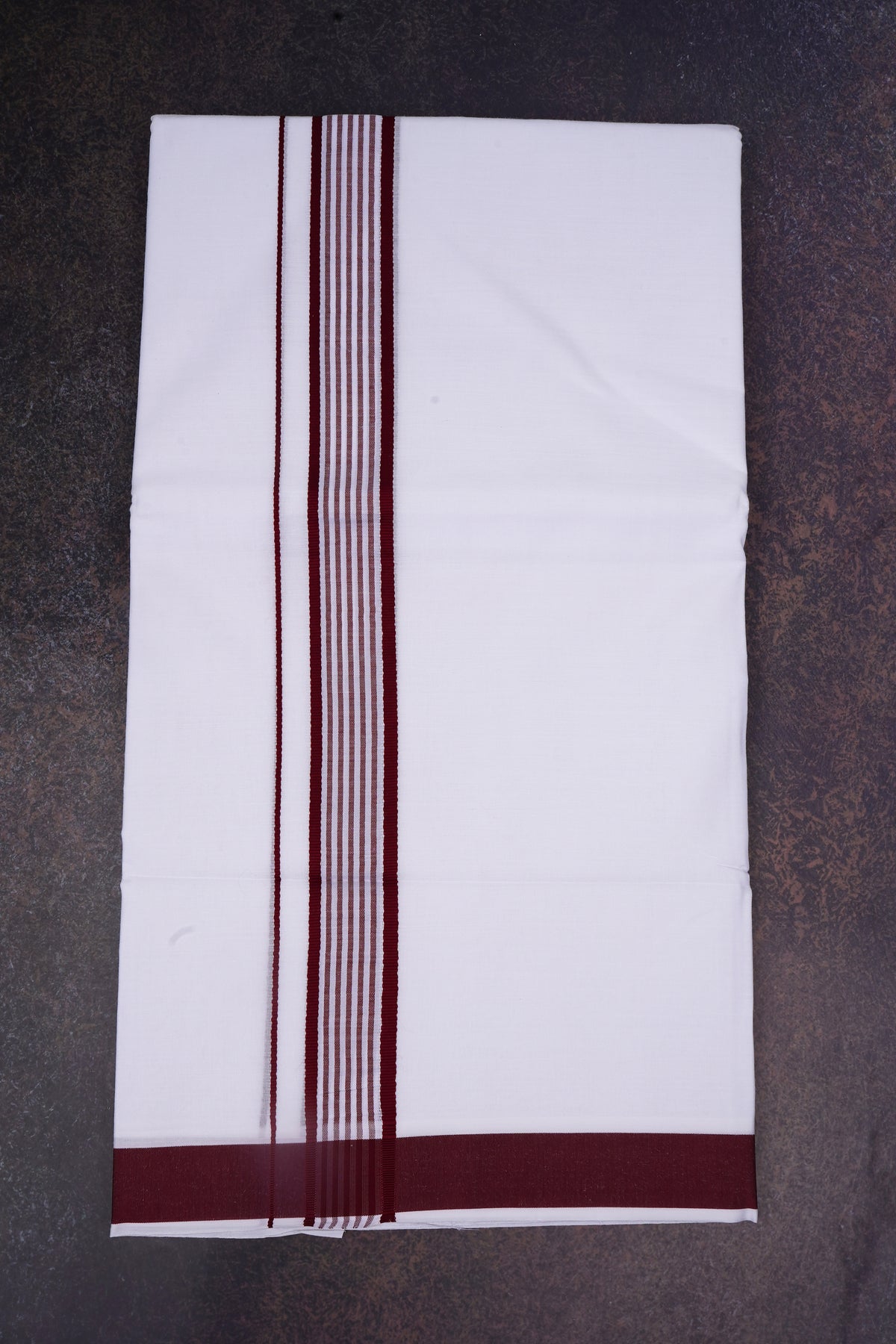 FD-162 W/D DHOTI 3.80 MTR-Light Brown
