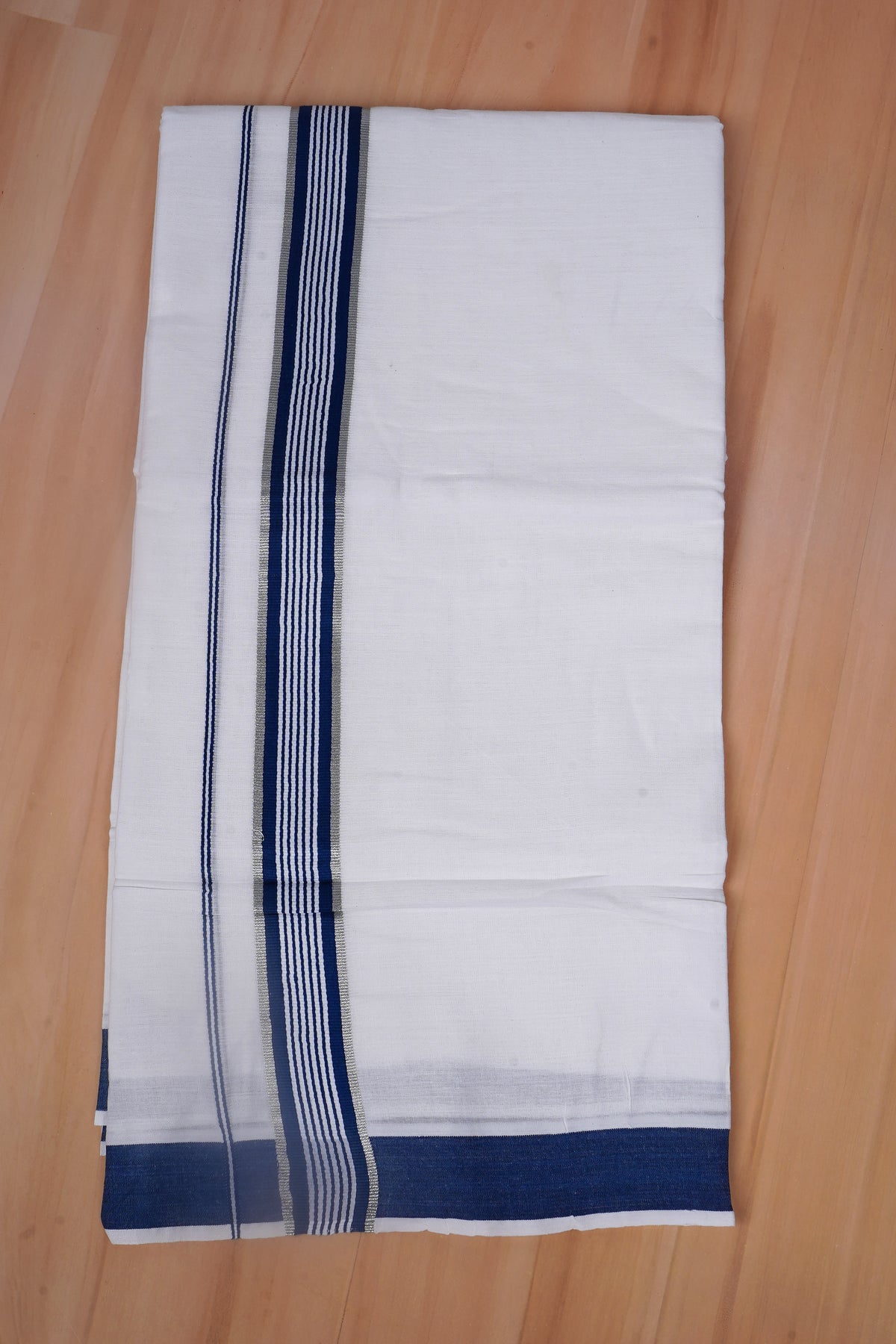 FCD-589 W/D DHOTI 3.80 MTR - Blue