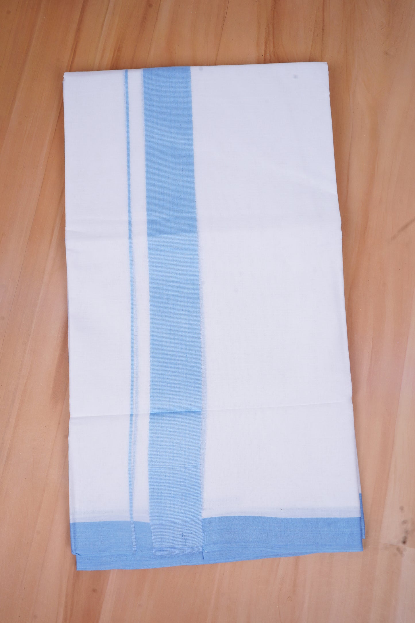 FCD-592 W/D DHOTI 3.80 MTR - Sky Blue