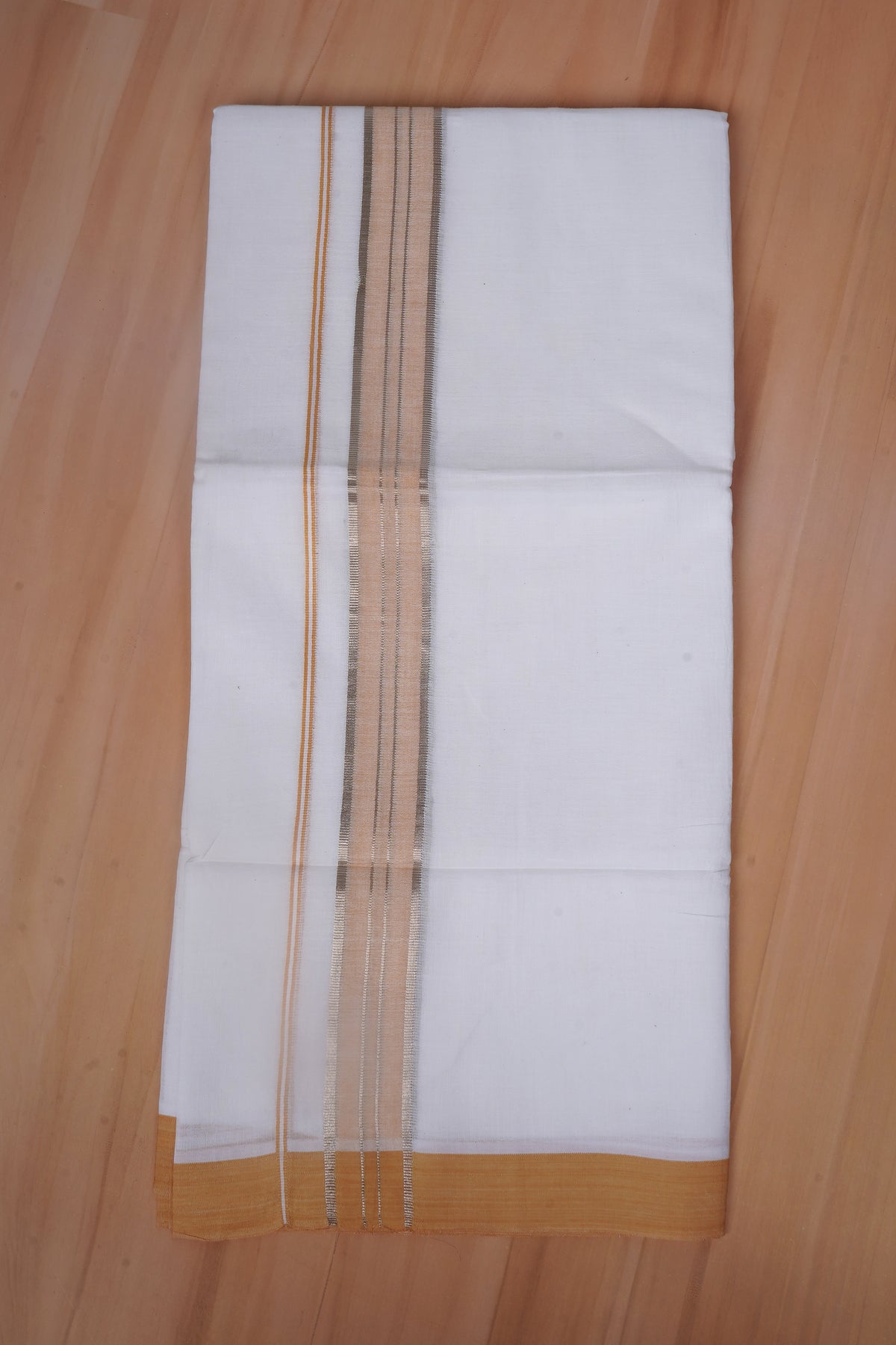 FCD-477 W/D DHOTI 3.80 MTR - Brown