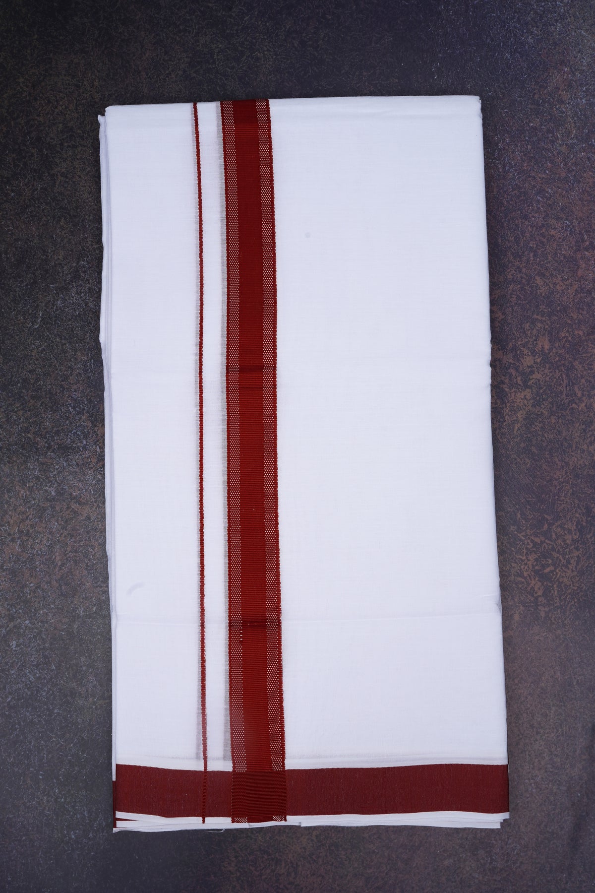 FD-177 W/D DHOTI 3.80 MTR-Maroon