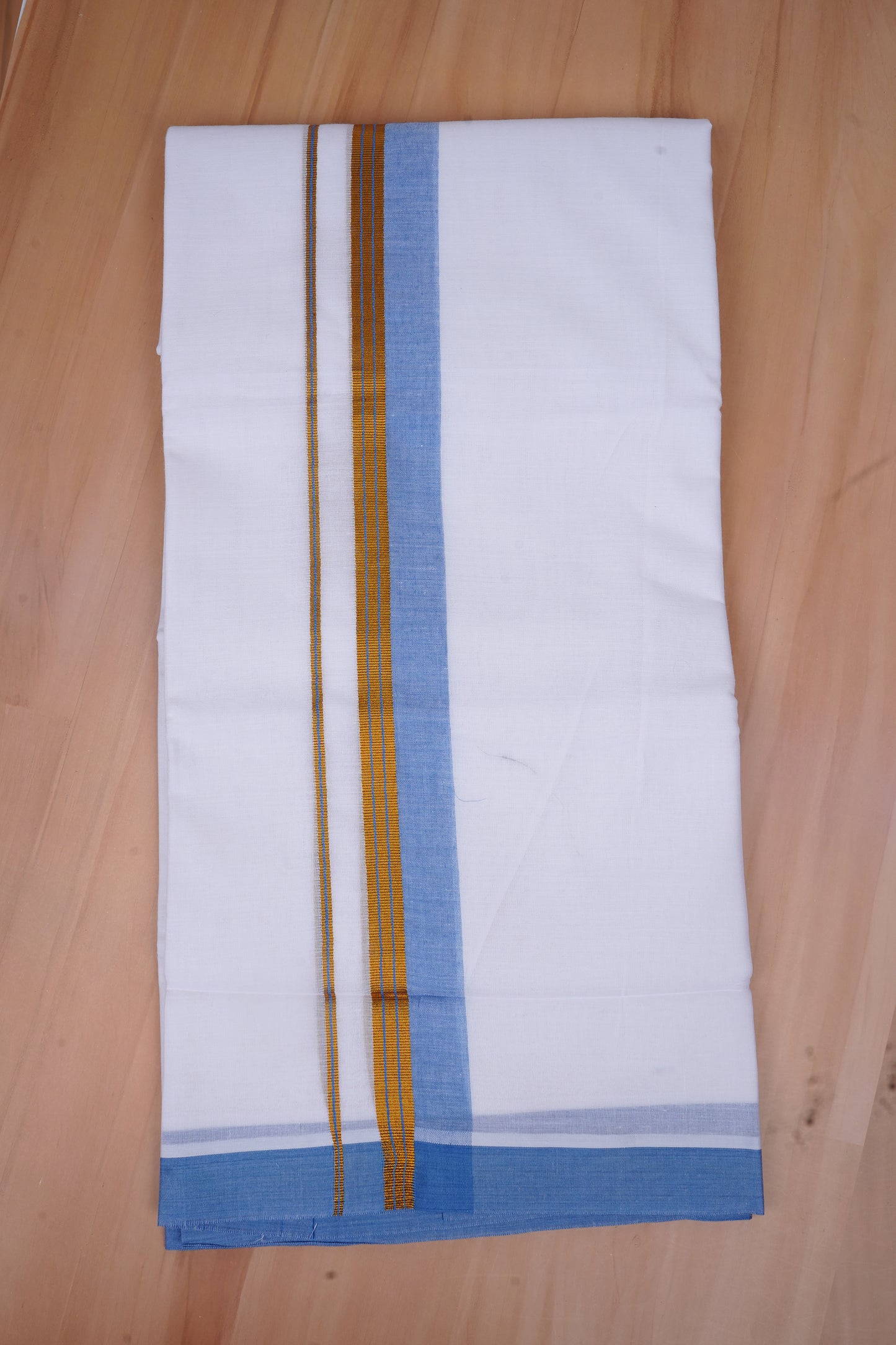 FCD-528 W/D DHOTI 3.80 MTR-Blue