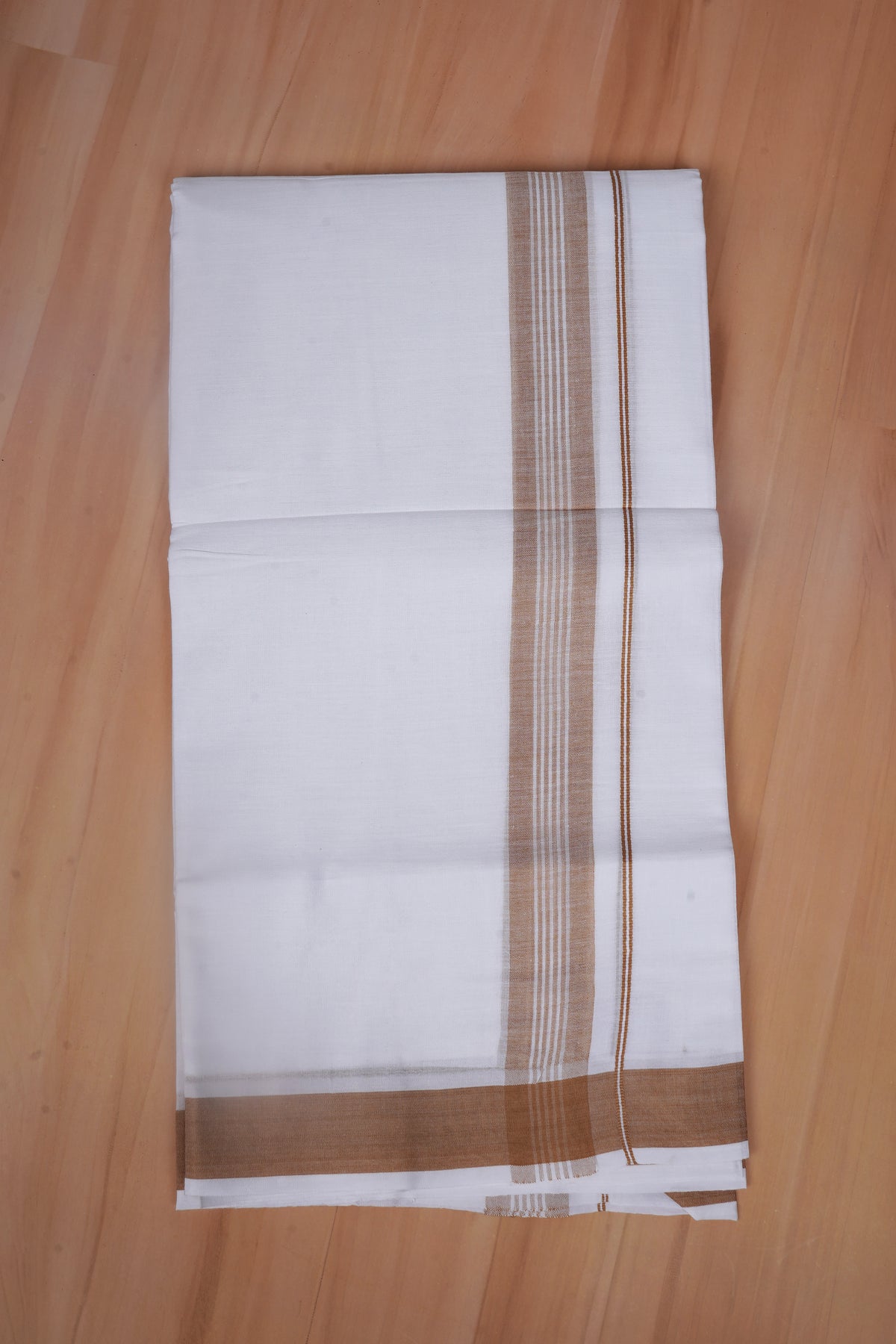 FCD-632 W/D DHOTI 3.80 MTR - Light Brown