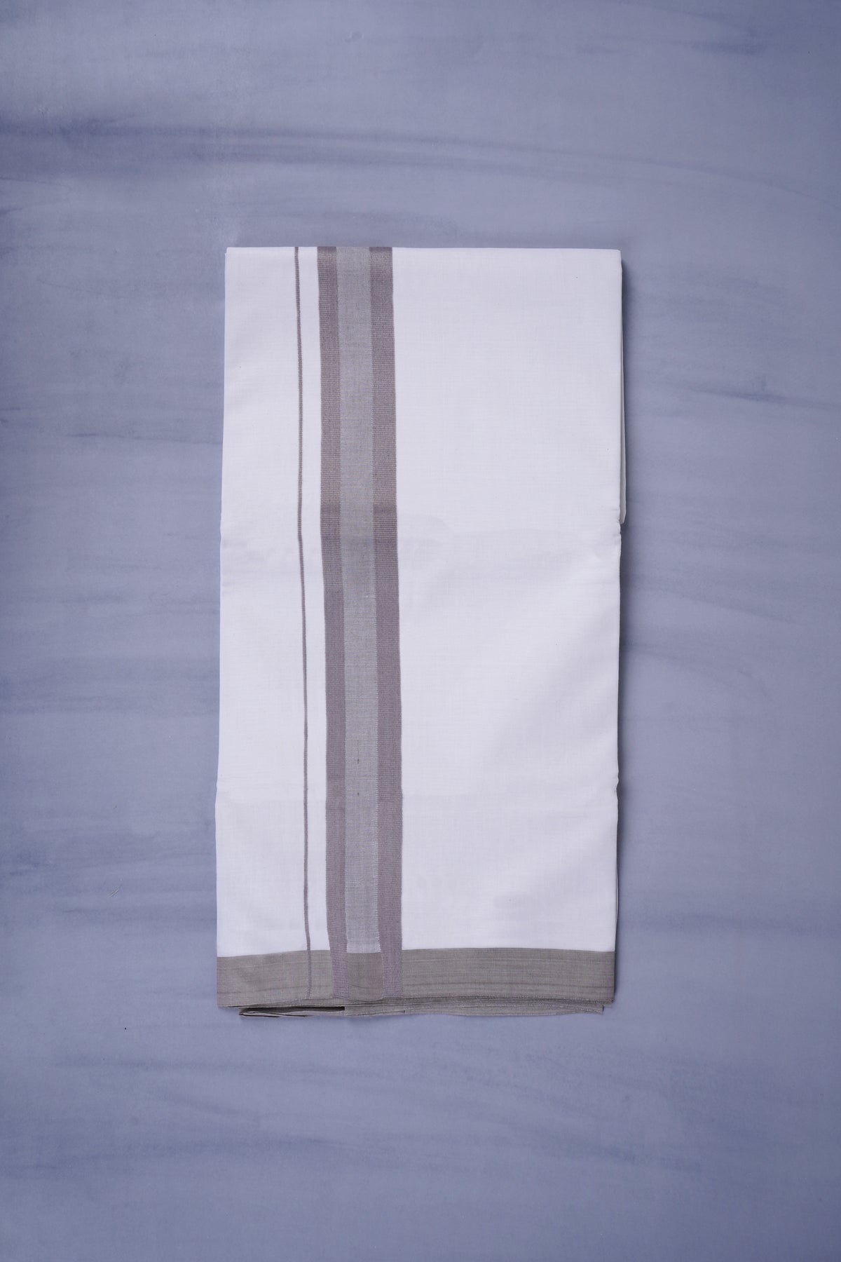KERALOOM FINISH COTTON 329 W/D DHOTI 3.80 MTR - Light Brown