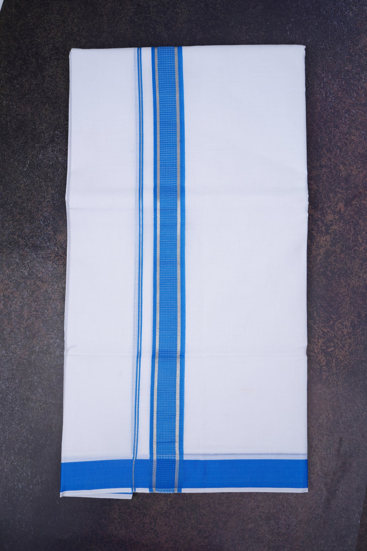 FD-167 W/D DHOTI 3.80 MTR-Blue