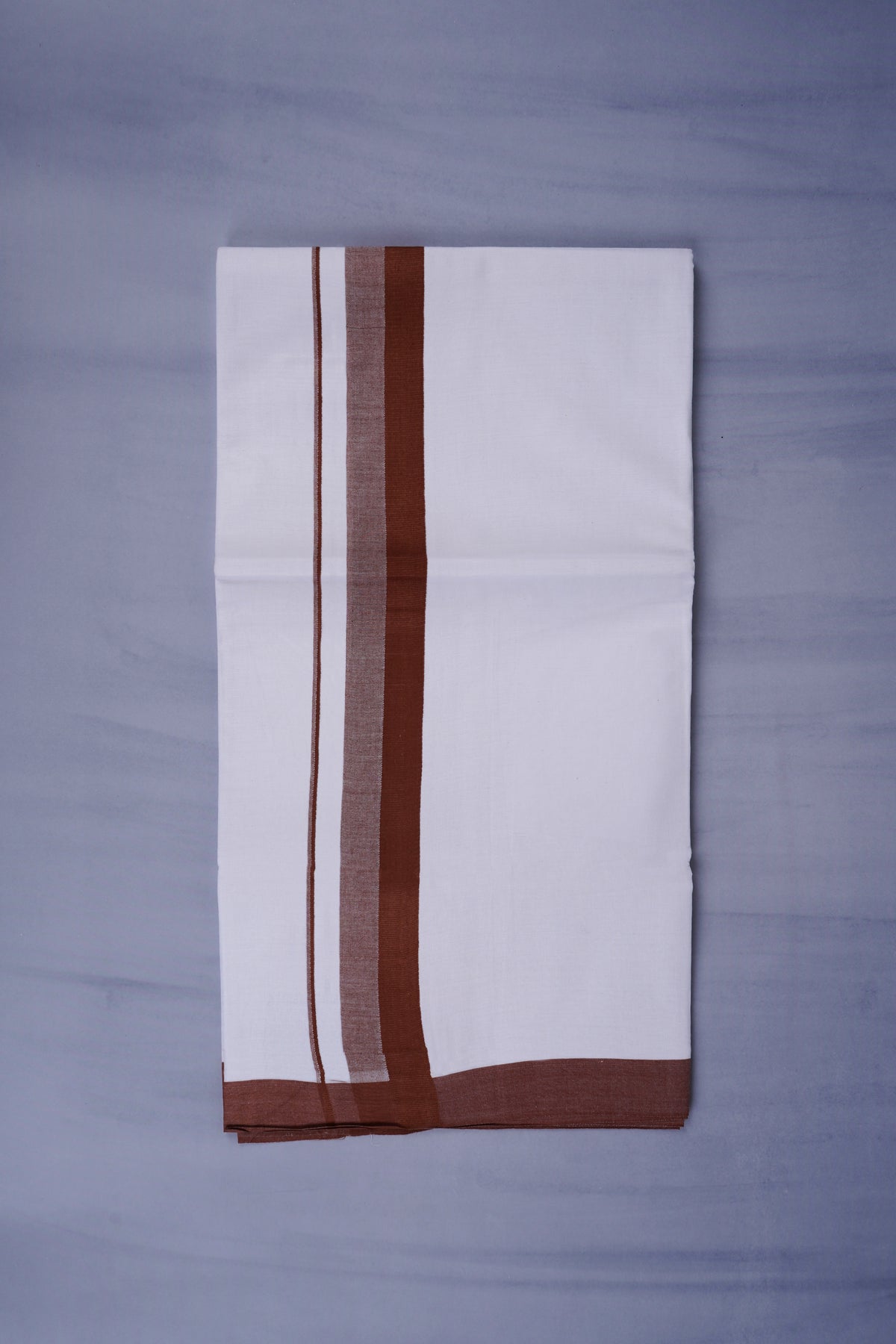 KERALOOM FINISH COTTON 332 W/D DHOTI 3.80 MTR - Maroon