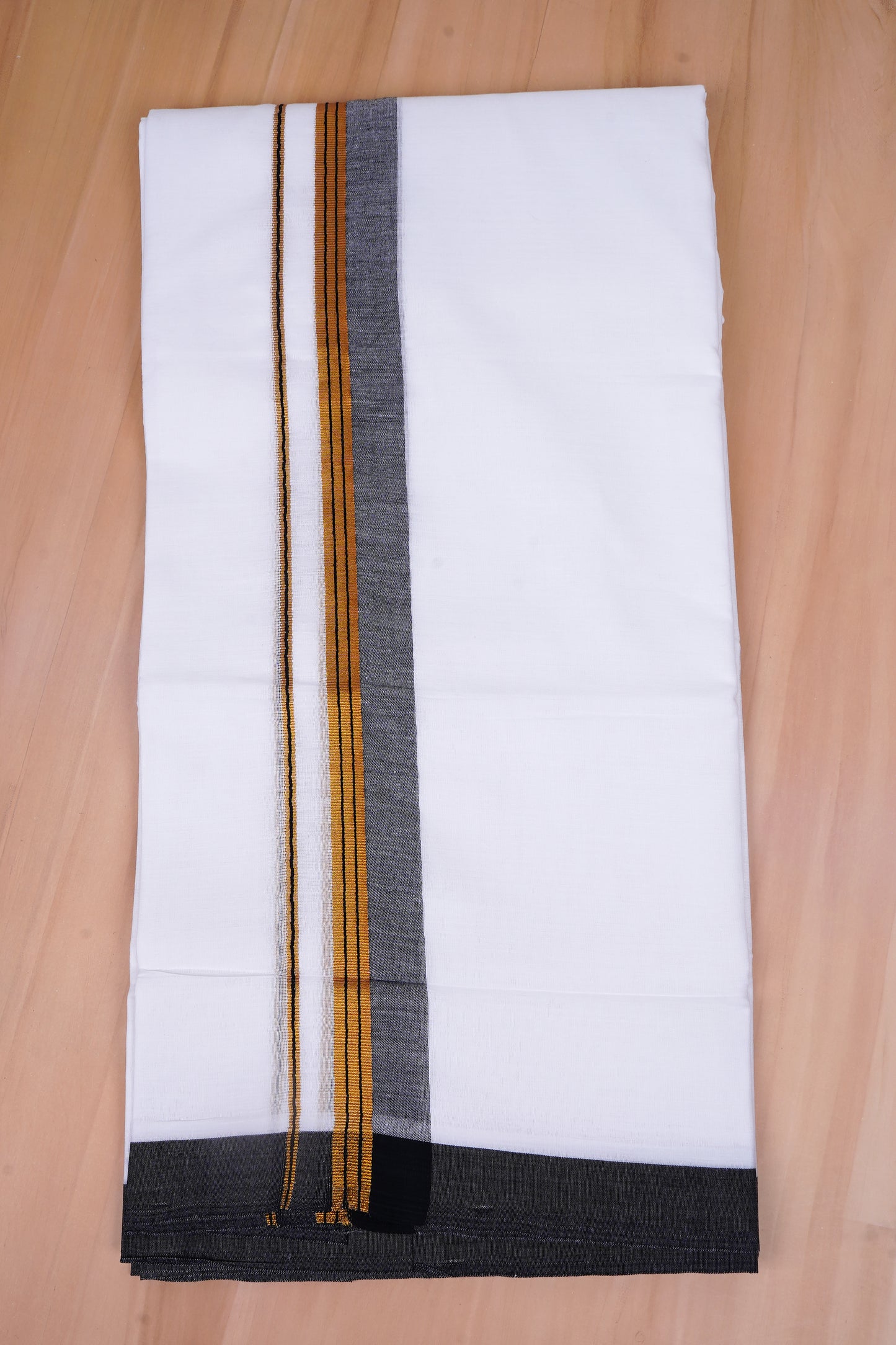 FCD-528 W/D DHOTI 3.80 MTR-Black