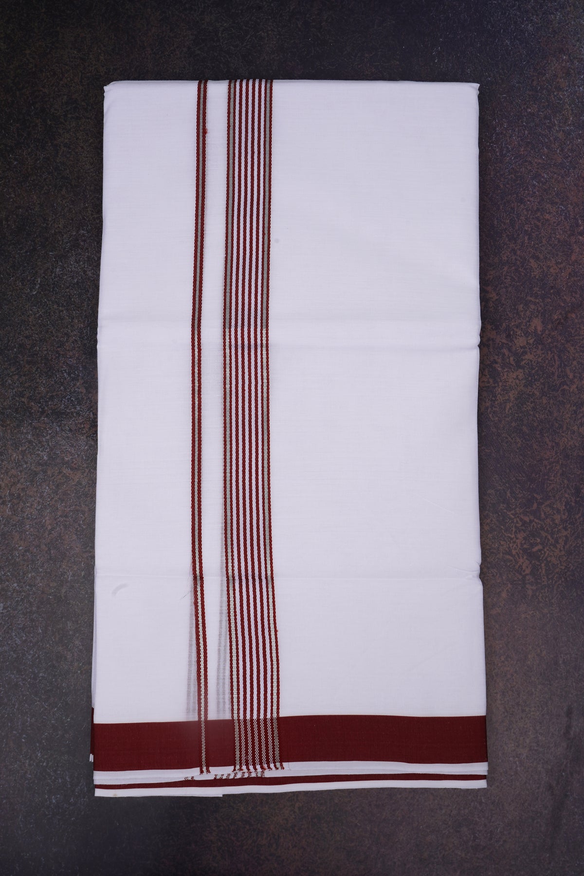 FD-137 W/D DHOTI 3.80 MTR-Brown