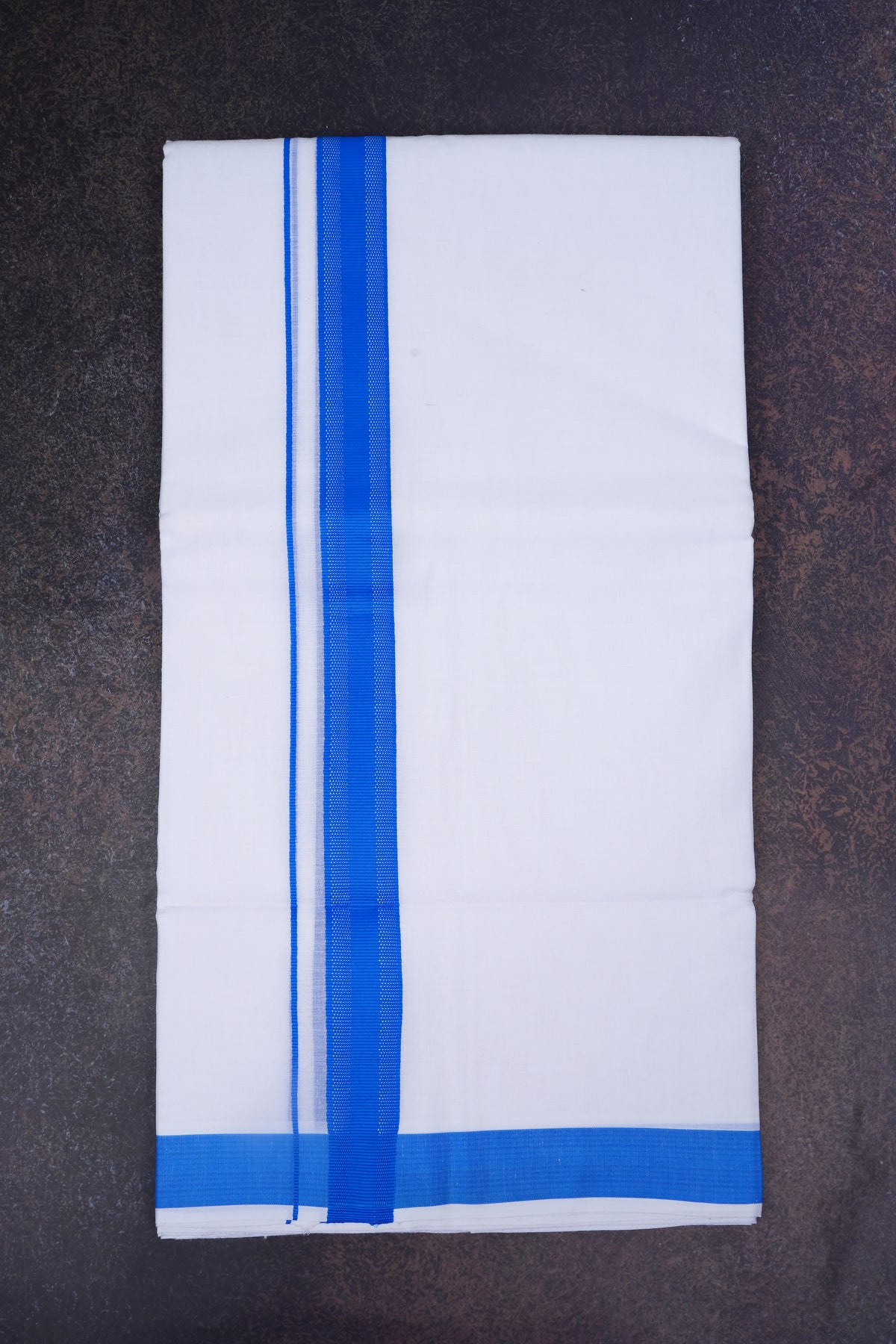 FD-177 W/D DHOTI 3.80 MTR-Blue