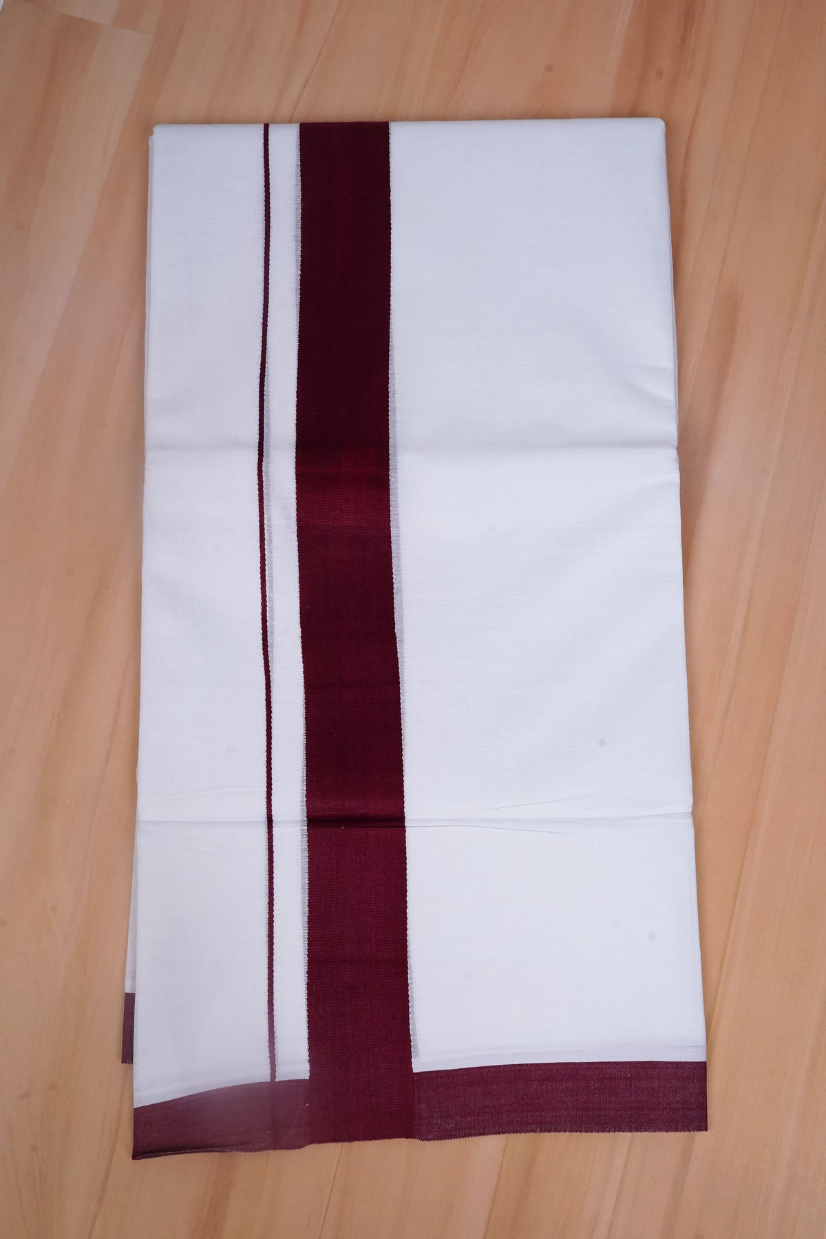 FCD-596 W/D DHOTI 3.80 MTR - Maroon
