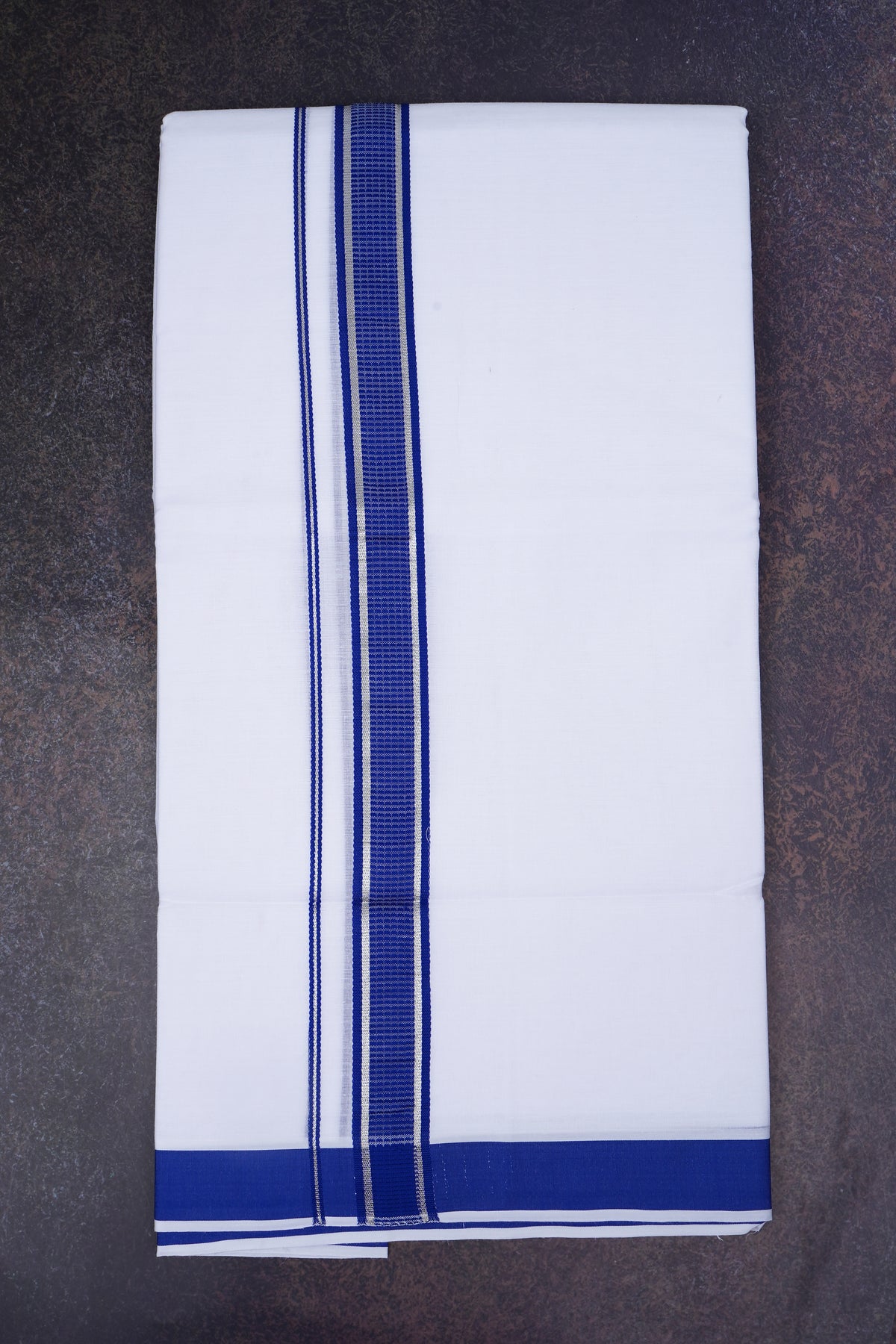 FD-167 W/D DHOTI 3.80 MTR-Navy Blue