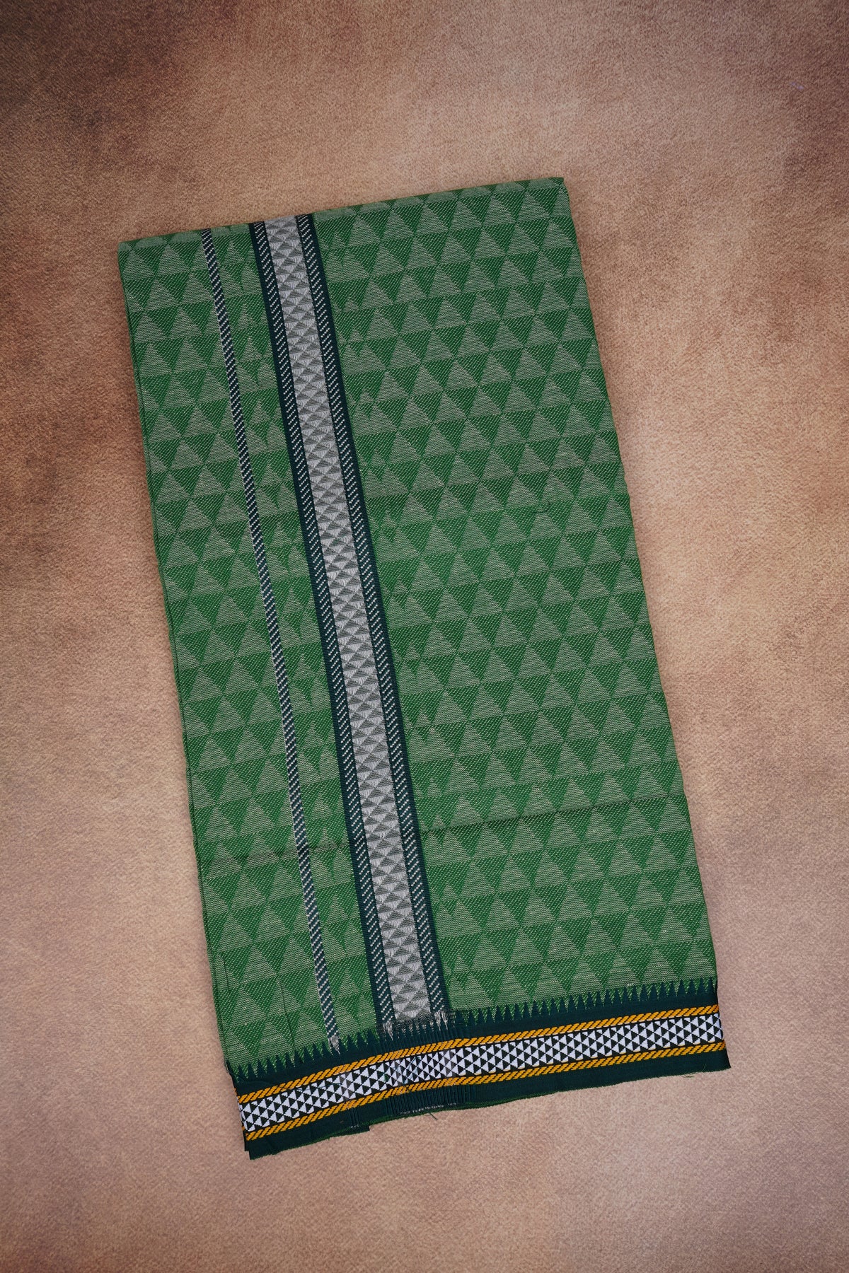 Sulthan Colours Dhoti - Dark Green