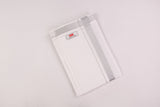 VELCRO POCKET WHITE SILVER BORDER READYMADE SINGLE DHOTHIE