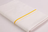 SHOP LINEN LIFE GOLD BORDER WHITE SINGLE DHOTI