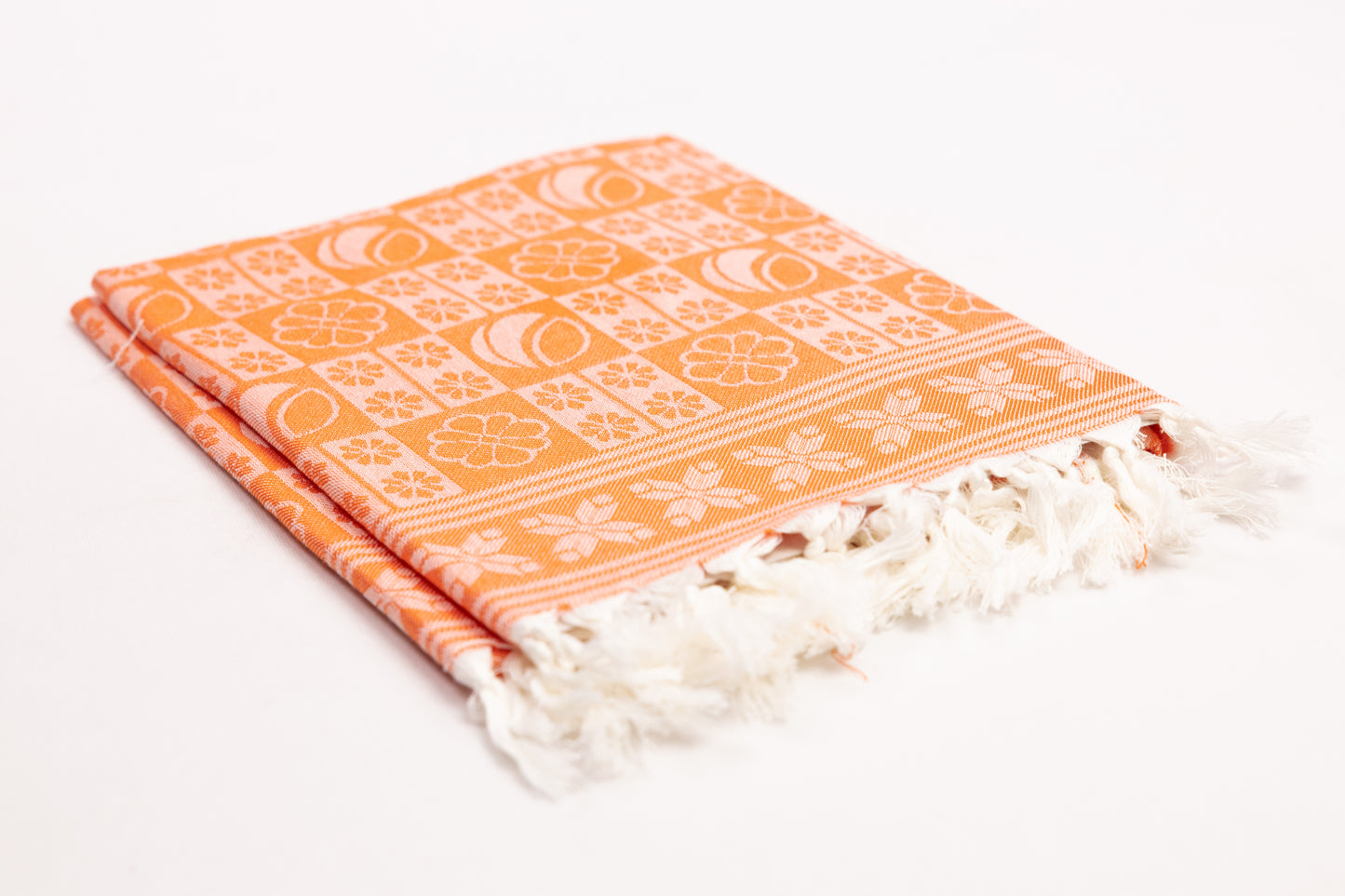 COTTON COLOUR JACQUARD DESIGN BATH TOWEL 32 X 64 - CBT-12 ASSORTED COLOURS