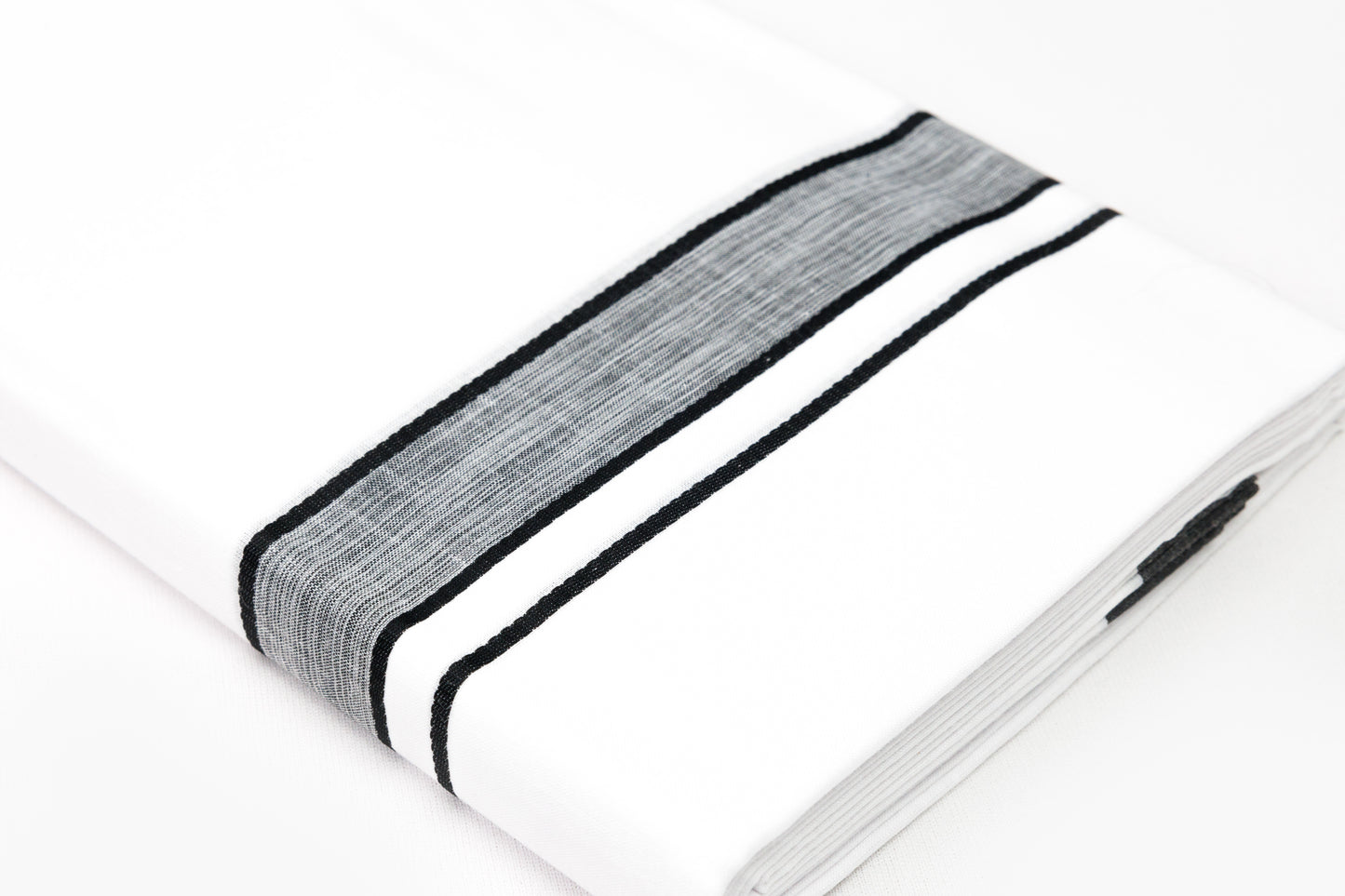 Bright Border White Double Dhothie For Men Online Shopping