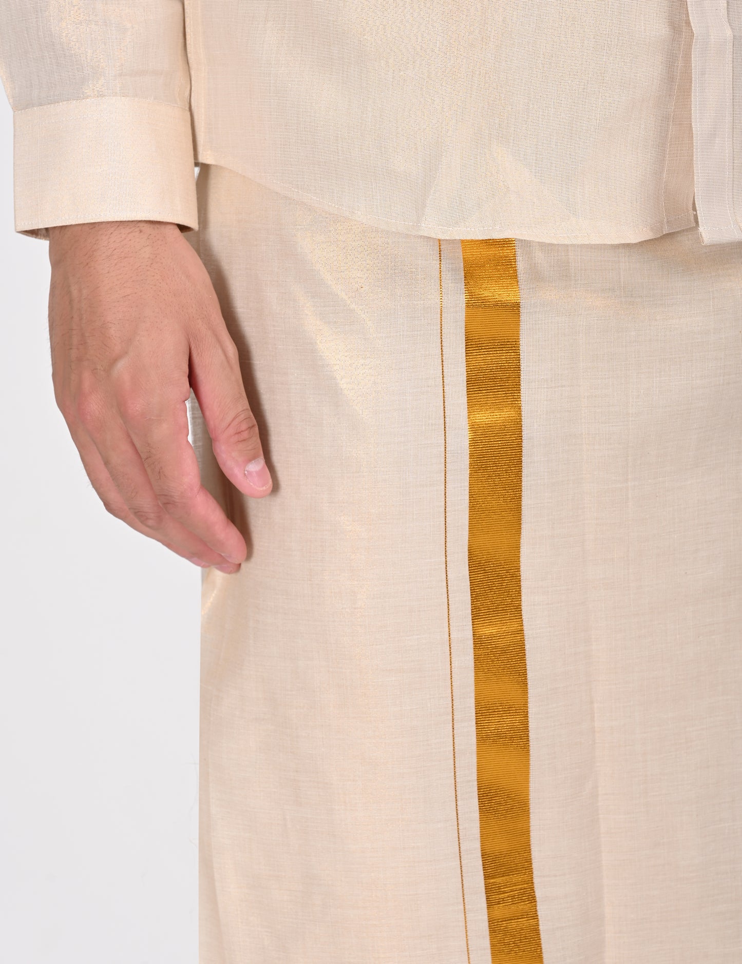Festival Feast Single Set - 60001 - Gold (Perfume & Dhoti Belt Free)