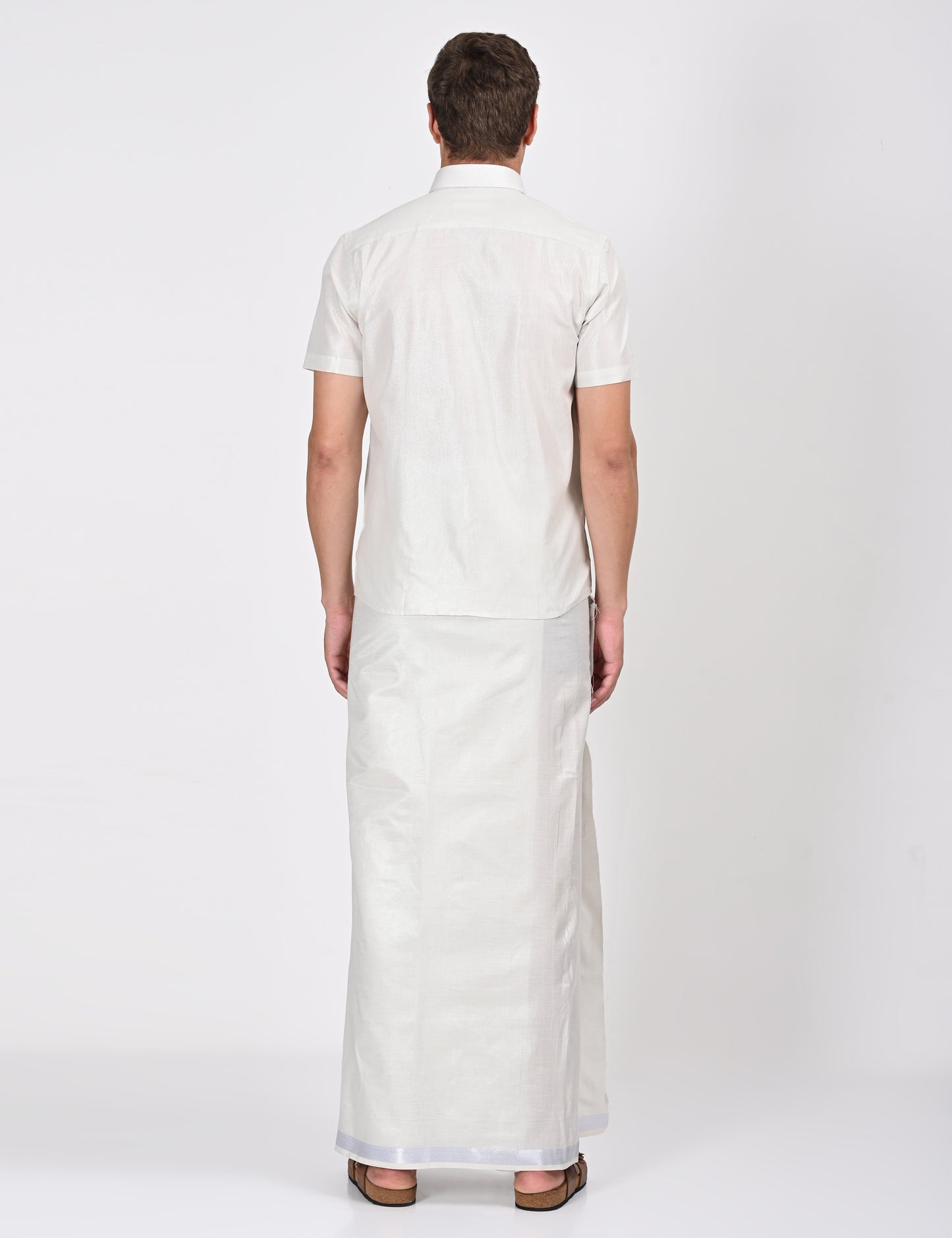 Festival Feast Single Set - 60002 - Silver (Perfume & Dhoti Belt Free)