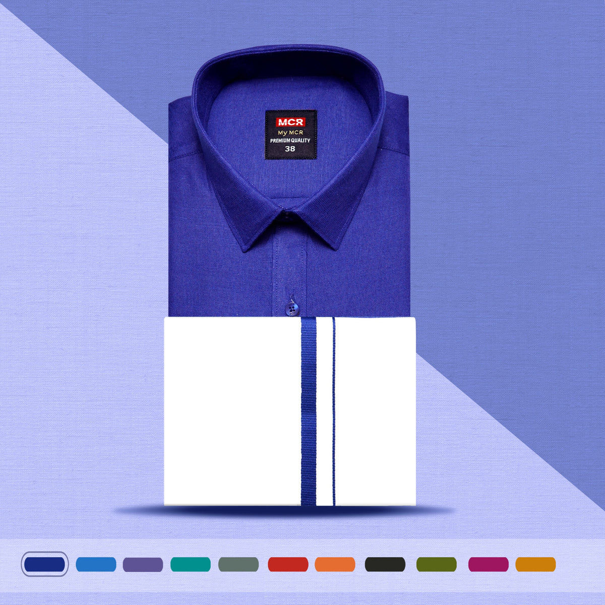 MCR MATCHING SINGLE DHOTI SET HALF SLEEVE