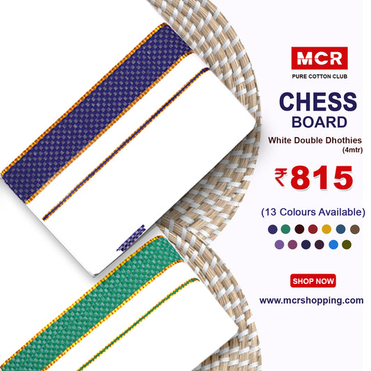 FD-200 W/D DHOTI 3.80 MTR - Light Violet
