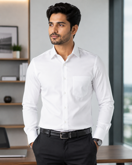 Energy Formal White Shirt For Men