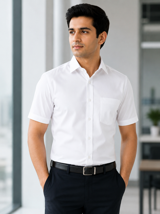 Energy Formal White Shirt For Men