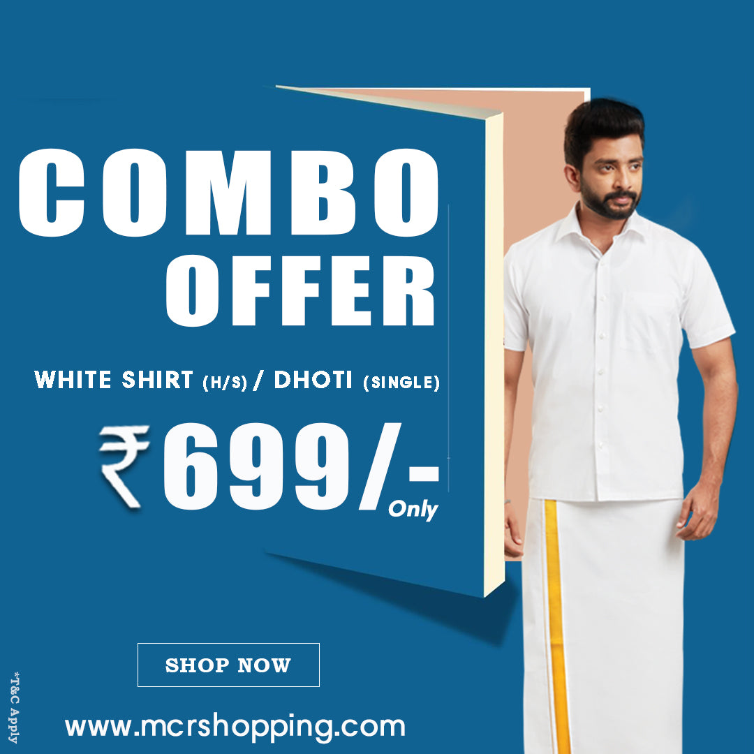 Men's Premium Shirt and Dhoti Sets