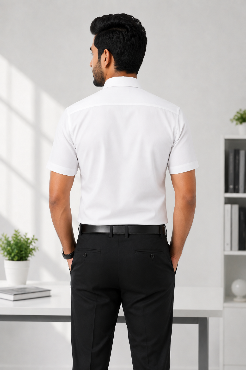 President Formal White Men Shirt