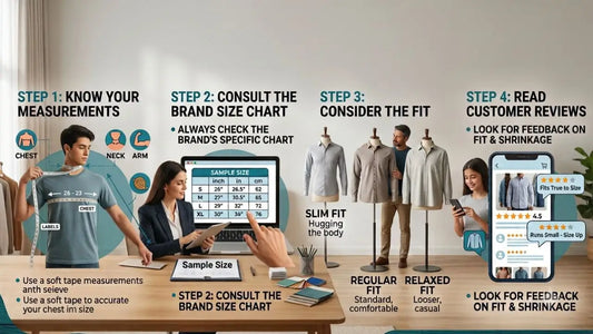How to choose the right shirt size when shopping online