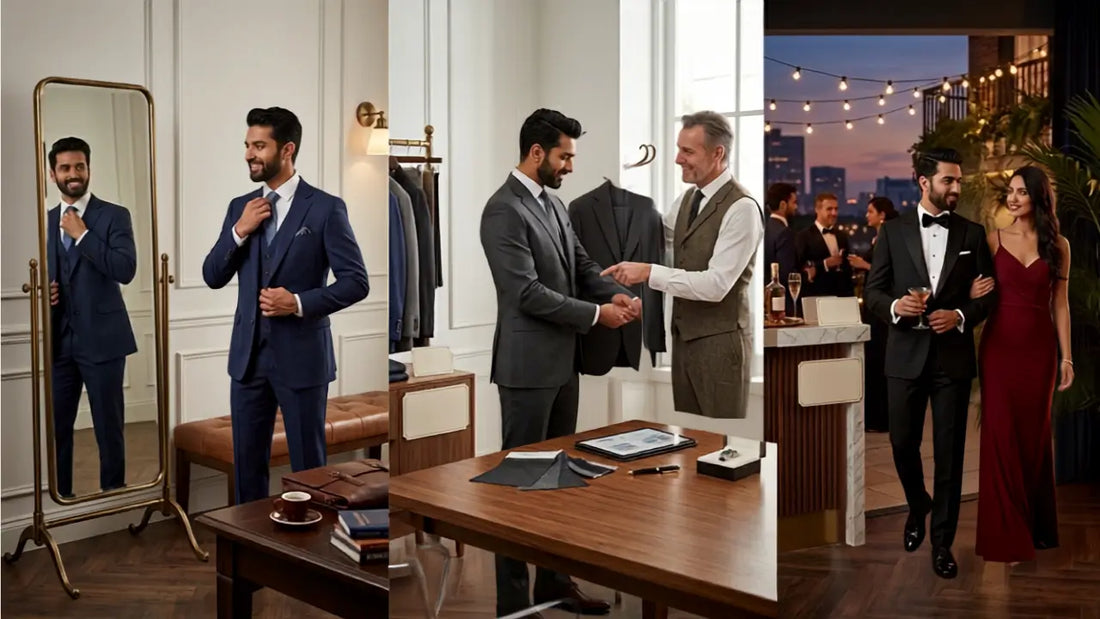 Mens formal wear for office and occasions