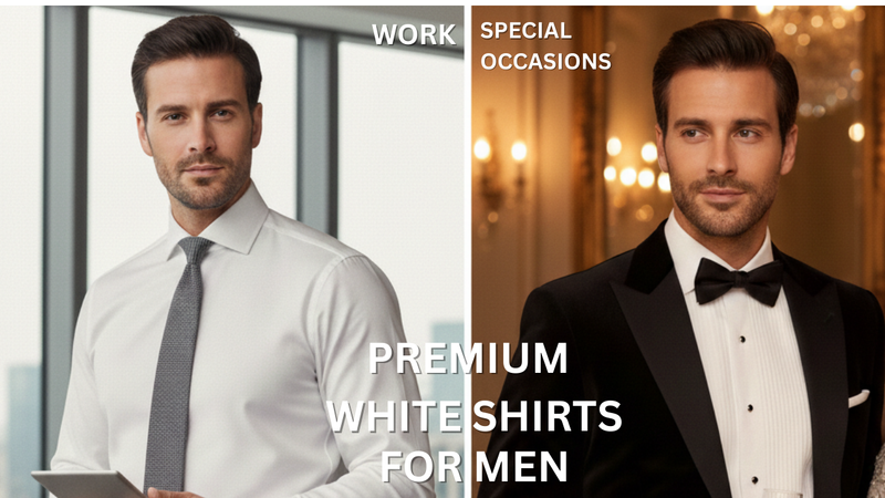 How to Choose Premium White Shirts for Men for Work and Special Occasions