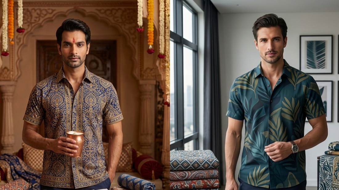 Printed shirt for men trendy fashion style