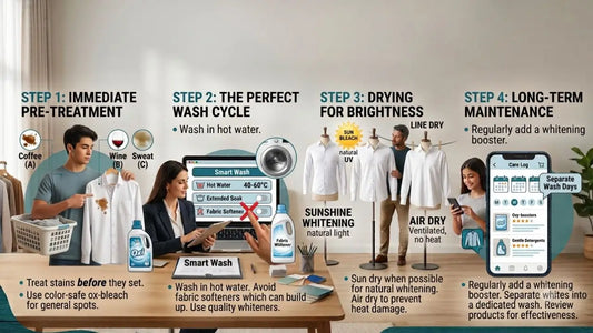 Tips to keep white shirts bright and stain-free