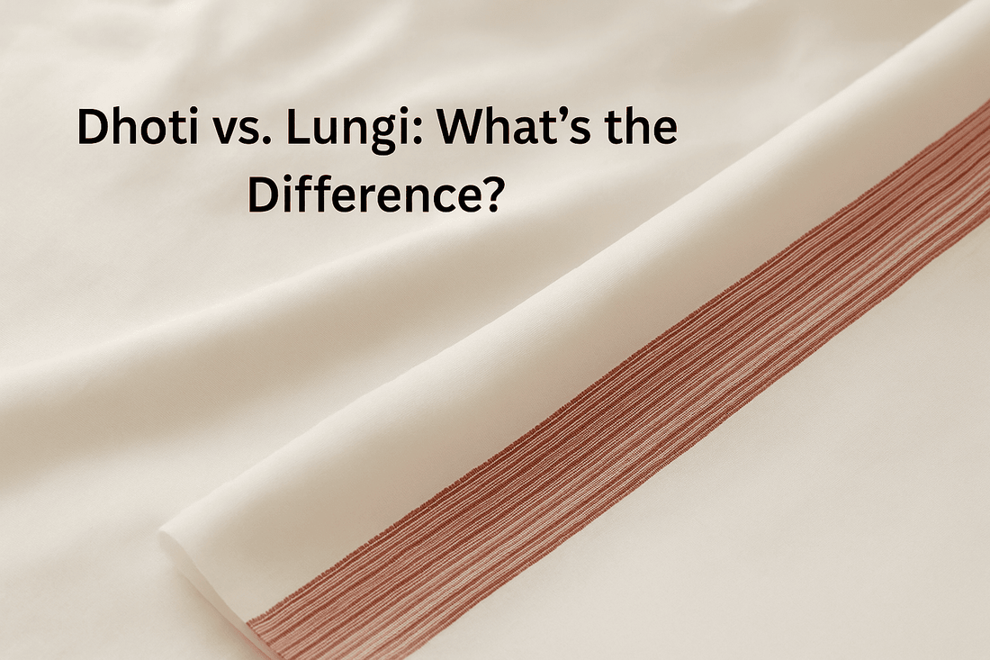 Comfortable cotton lungi for daily South Indian wear