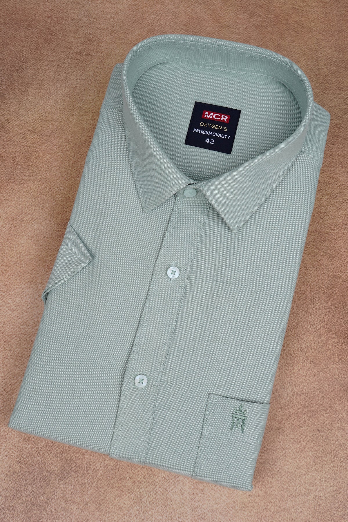 MCR Men Formal Colour Shirt - Light Green 82505 Hydrogen