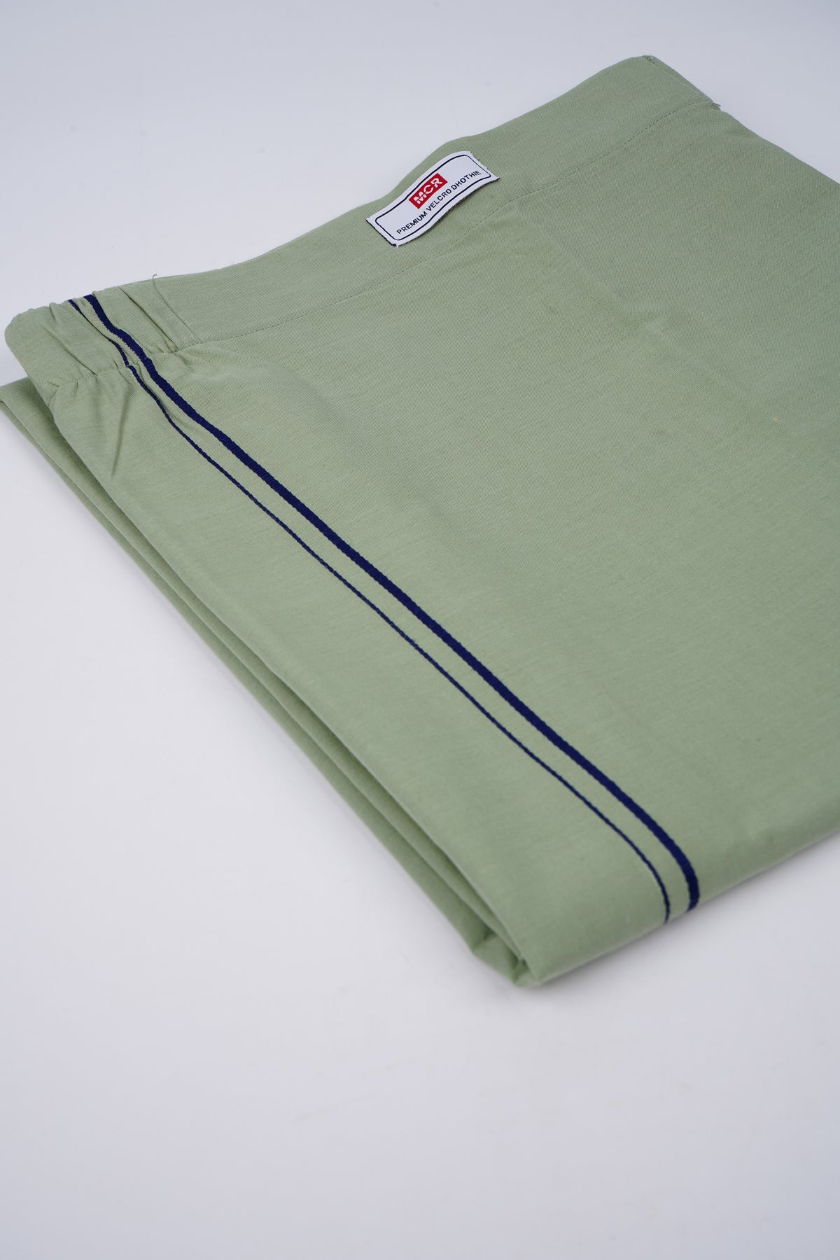 Easy Fit Cotton Dhoti - Green