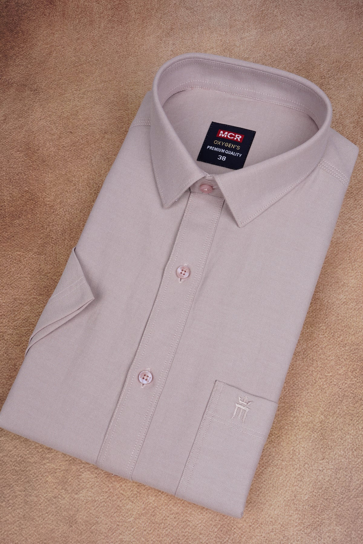 MCR Men Formal Colour Shirt - Dusty rose 82506 Hydrogen