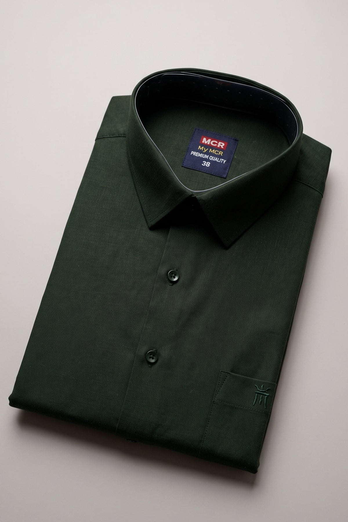 Genz Loungewear Colour Shirt Half Sleeve and Matching Dhoti Single Combo Set - 88016 - Forest Green