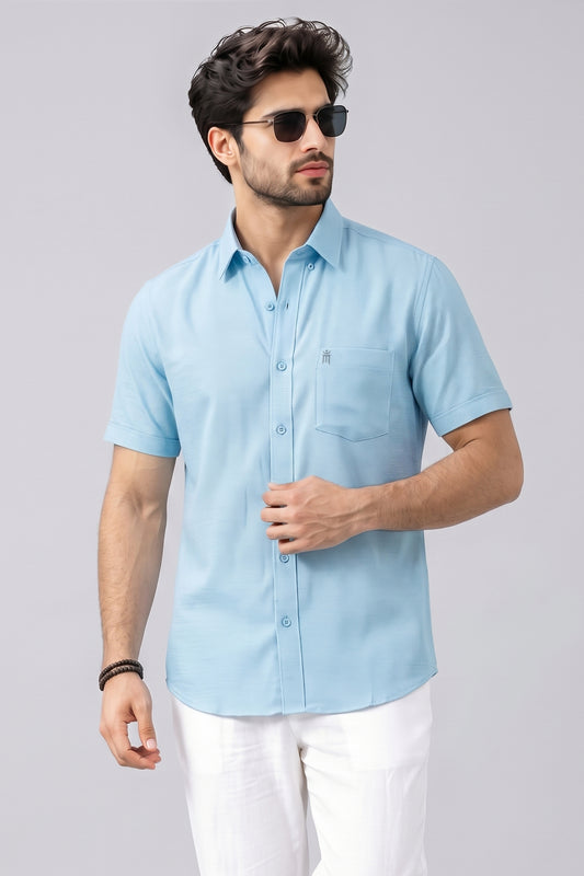 MCR CLUB COLOUR 99104 Half Sleeve Formal Color Shirt For Men
