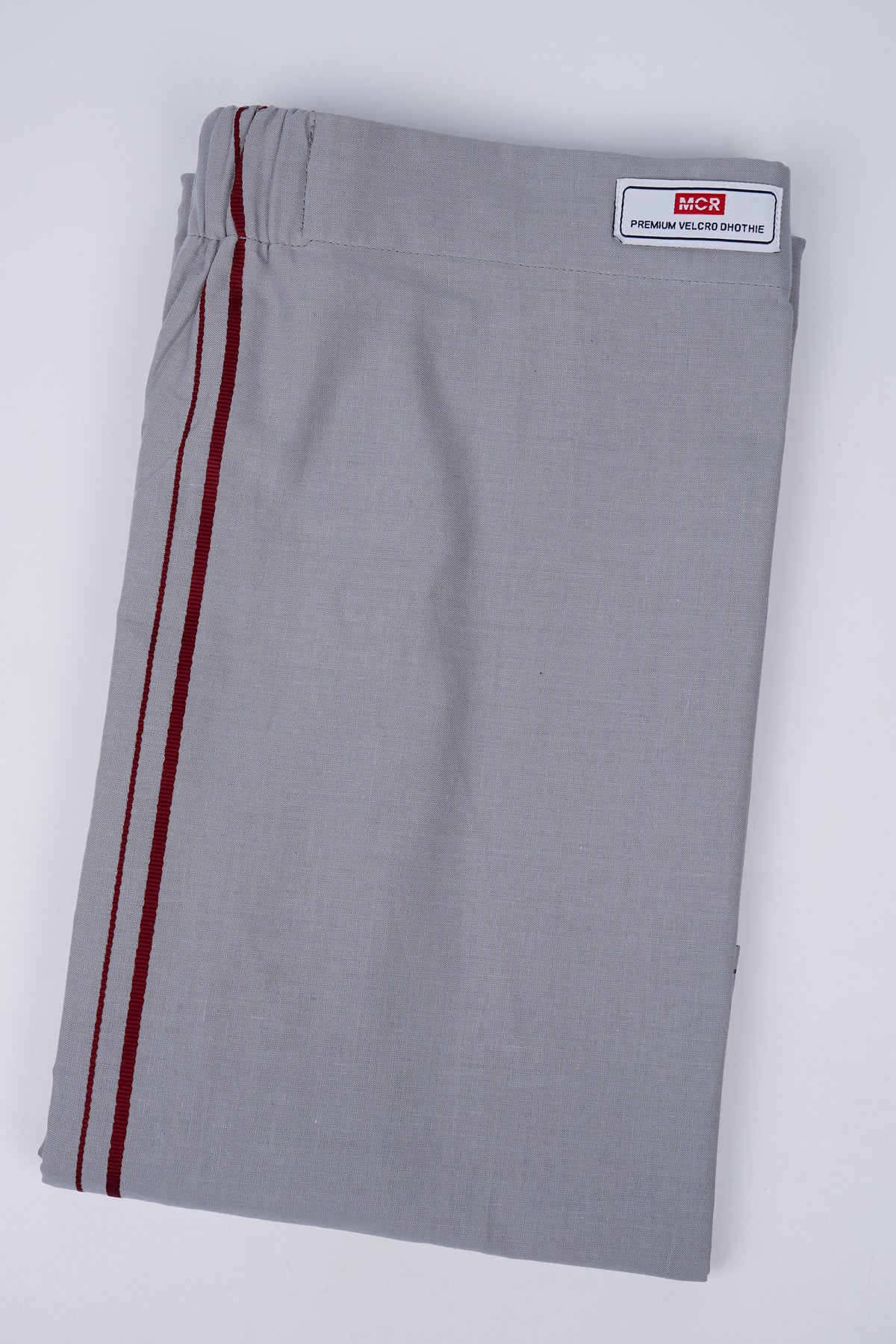 Easy Fit Cotton Dhoti - Ash Gray