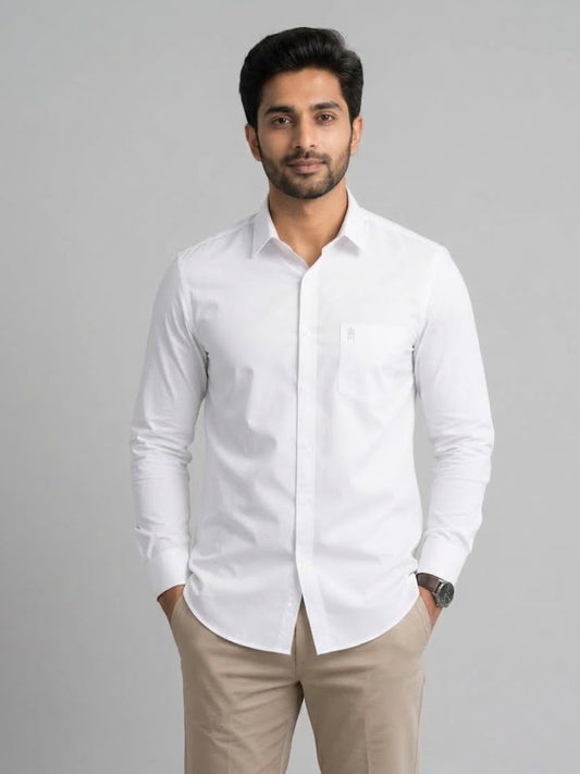 Magnet Formal White Shirt For Men