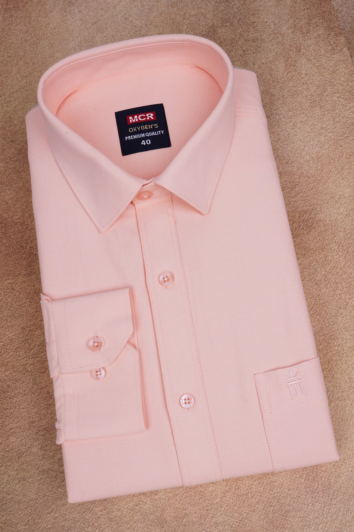 MCR Men Formal Colour Shirt - Pink 82502 Hydrogen
