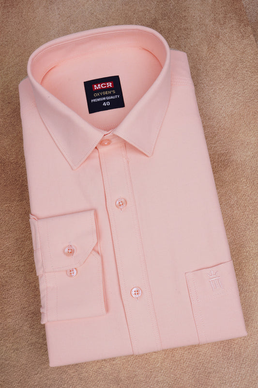 MCR Men Formal Colour Shirt - Pink 82502 Hydrogen