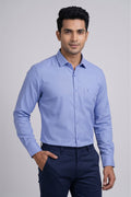 MCR Men Formal Colour Shirt - Sky Blue 82507 Hydrogen
