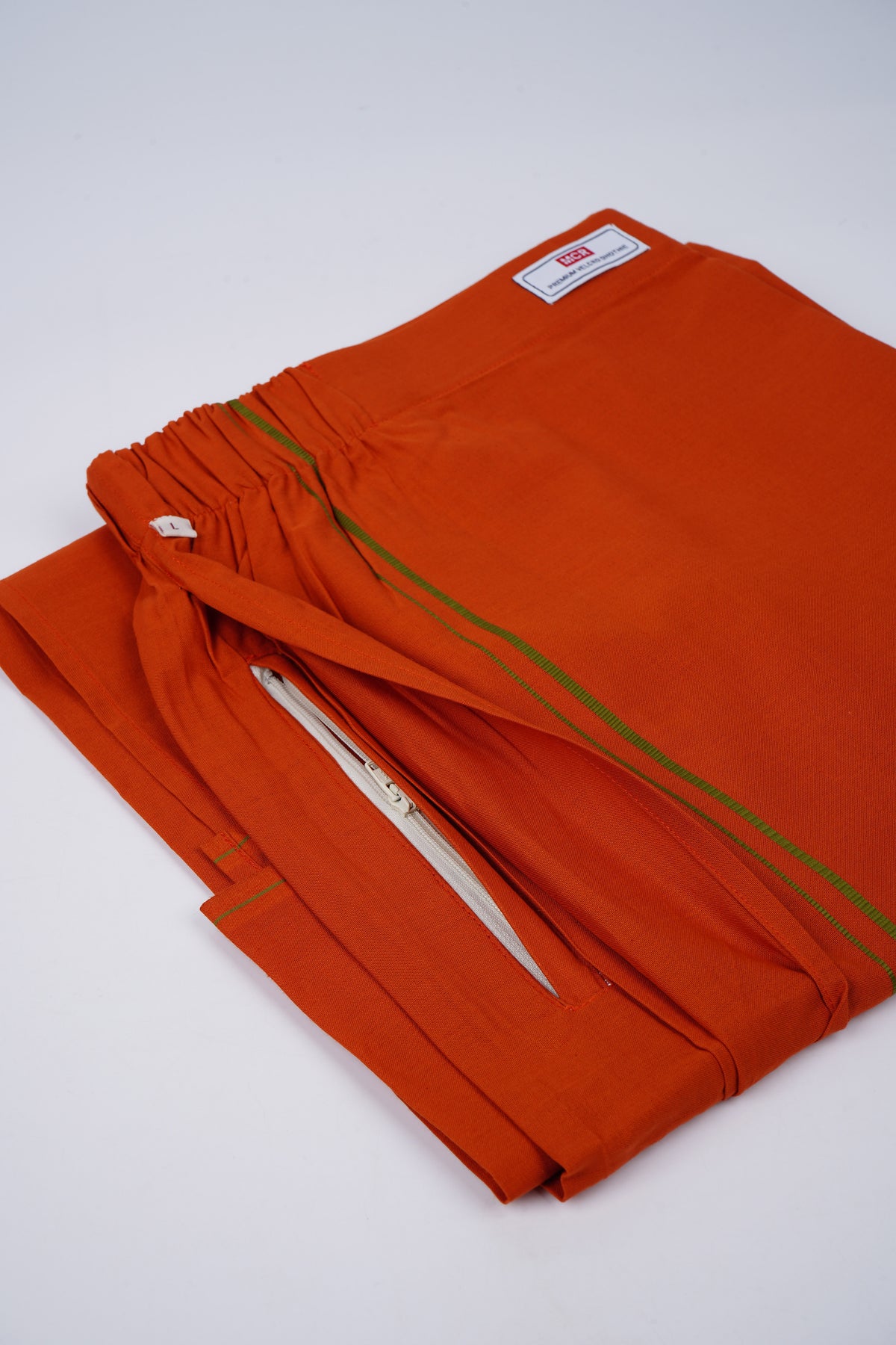 Easy Fit Cotton Dhoti - Dark Kavi