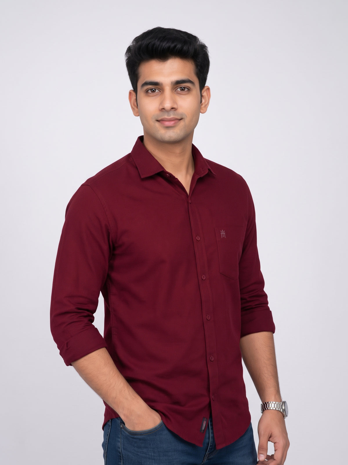 British Crown Casual Color Shirt - 81007