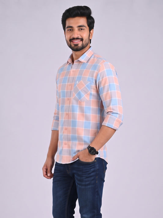 MCR OXFORD 89002 Full Sleeve Formal Color Shirt For Men